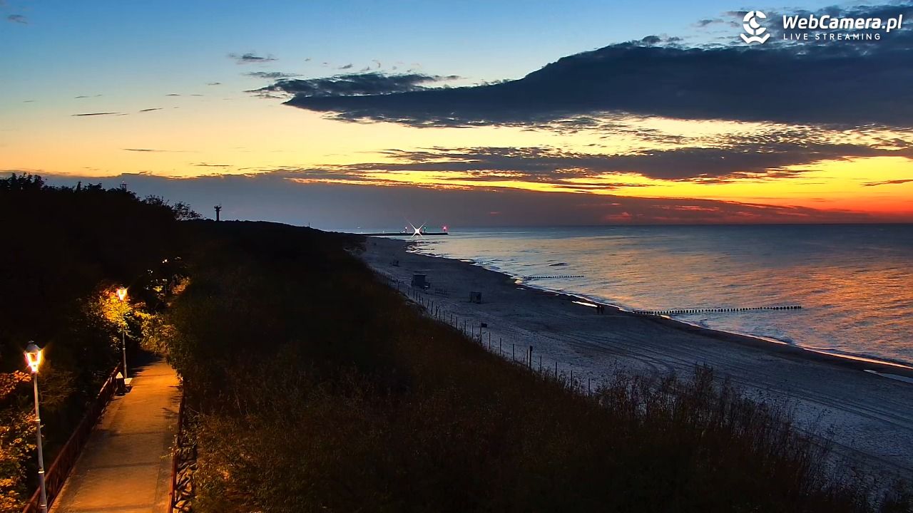 DZIWNÓW  - widok na plażę - 30 wresień 2026, 19:10