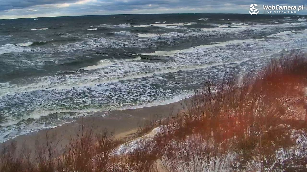 DZIWNÓW  - widok na plażę - 11 styczeń 2026, 10:30