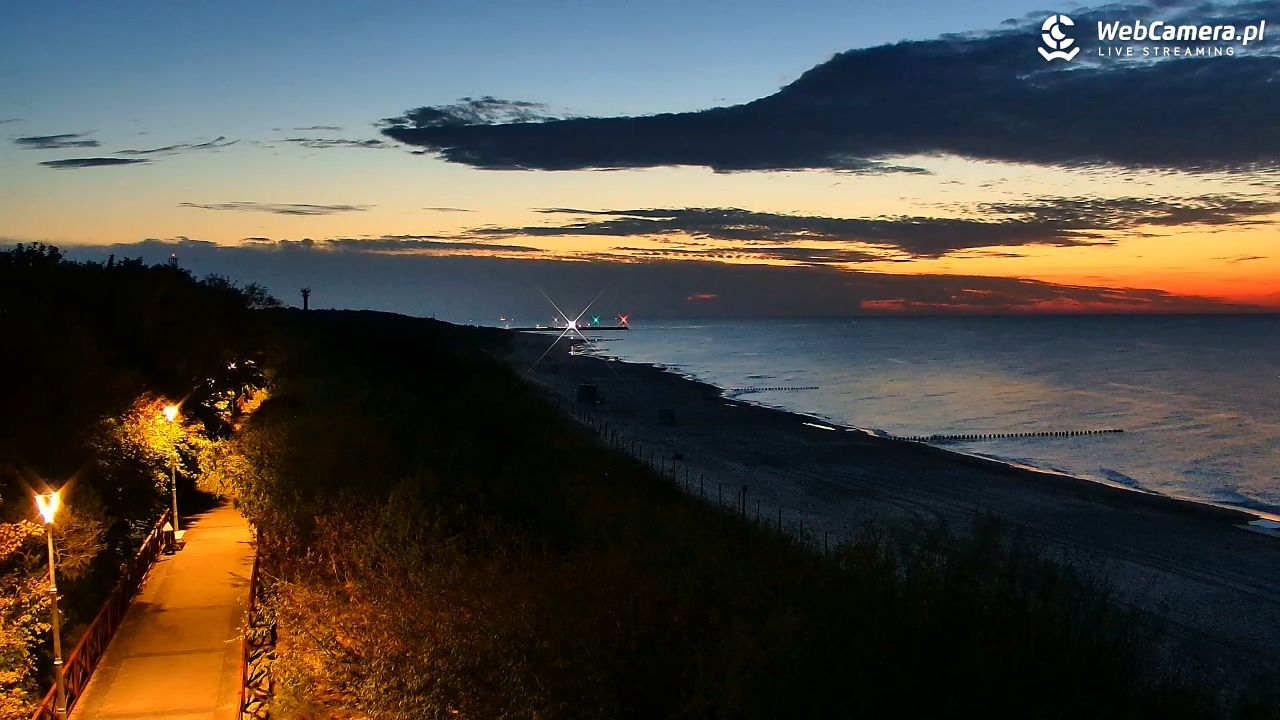 DZIWNÓW  - widok na plażę - 30 wresień 2026, 19:22