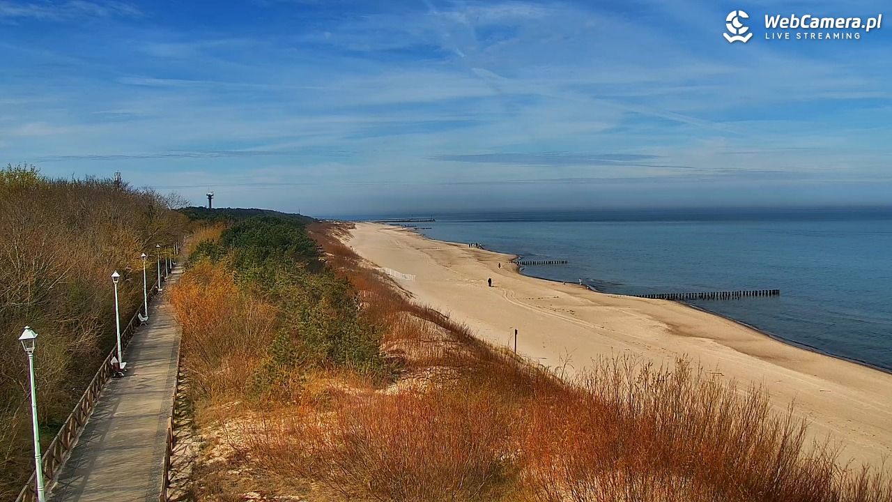 DZIWNÓW  - widok na plażę - 18 kwiecień 2026, 10:15