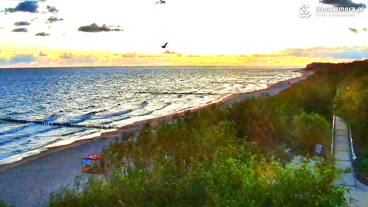 DZIWNÓW  - widok na plażę - 08 sierpień 2026, 05:07