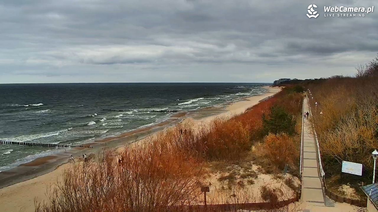 DZIWNÓW  - widok na plażę - 03 kwiecień 2026, 12:50