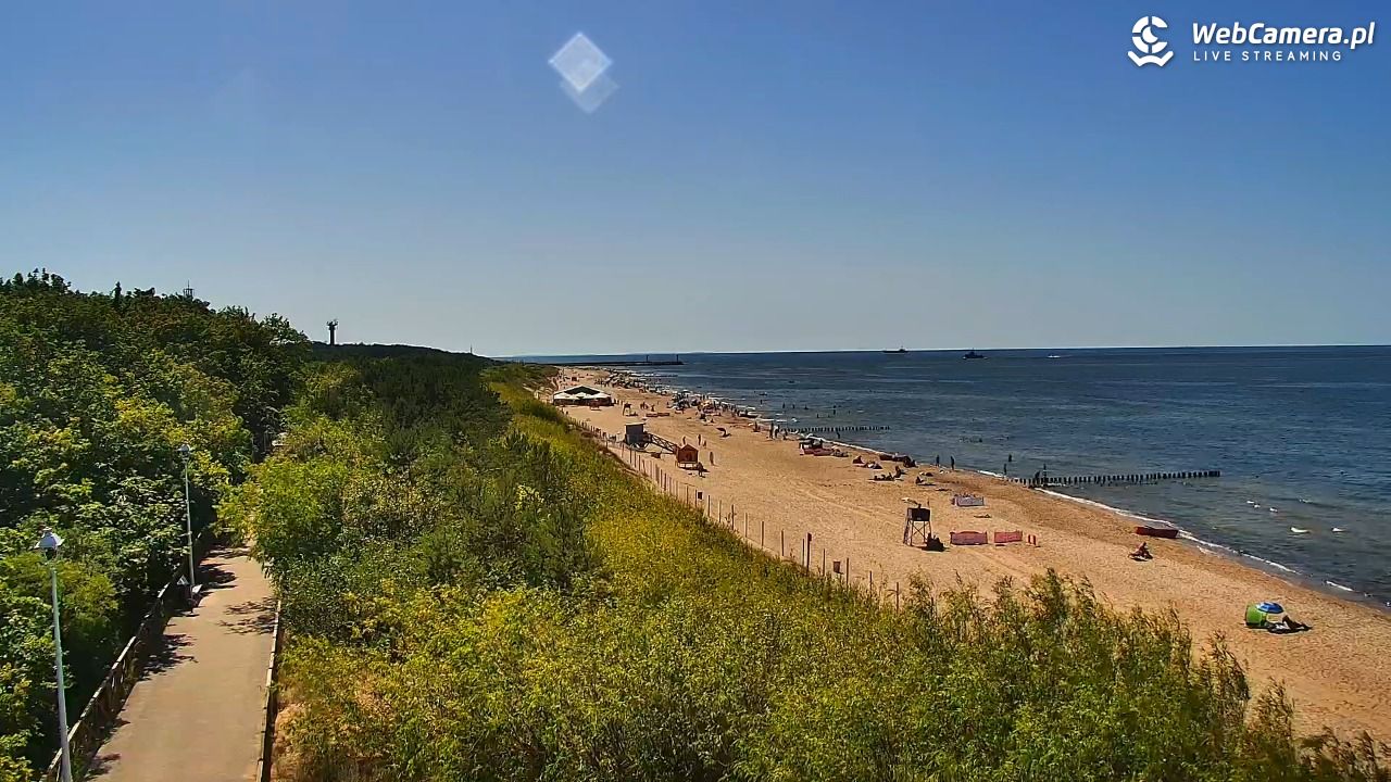 DZIWNÓW  - widok na plażę - 26 czerwiec 2026, 15:54