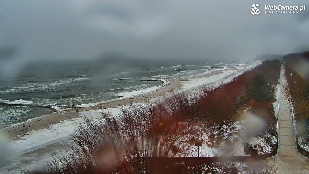 DZIWNÓW  - widok na plażę - 12 luty 2026, 16:17