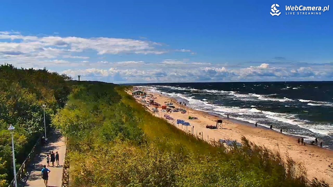 DZIWNÓW  - widok na plażę - 23 lipiec 2026, 13:45