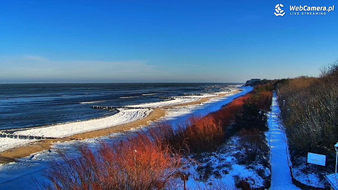 DZIWNÓW  - widok na plażę - 02 luty 2026, 10:47