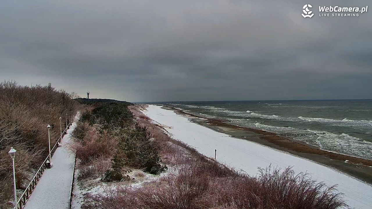 DZIWNÓW  - widok na plażę - 29 styczeń 2026, 08:44