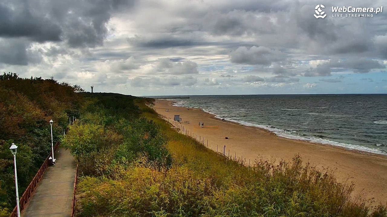 DZIWNÓW  - widok na plażę - 16 wresień 2026, 14:06