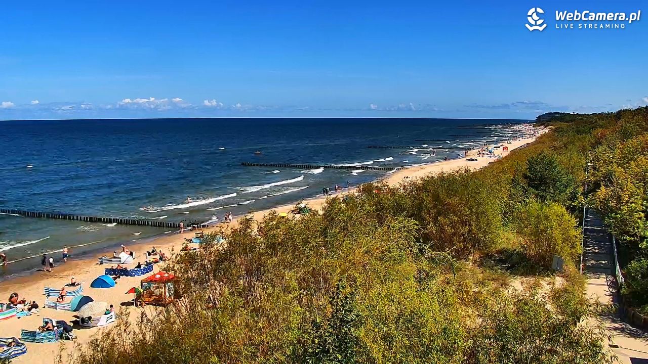 DZIWNÓW  - widok na plażę - 08 sierpień 2026, 12:58