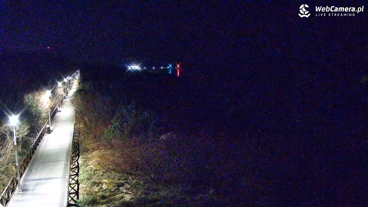 DZIWNÓW  - widok na plażę - 18 grudzień 2025, 19:37