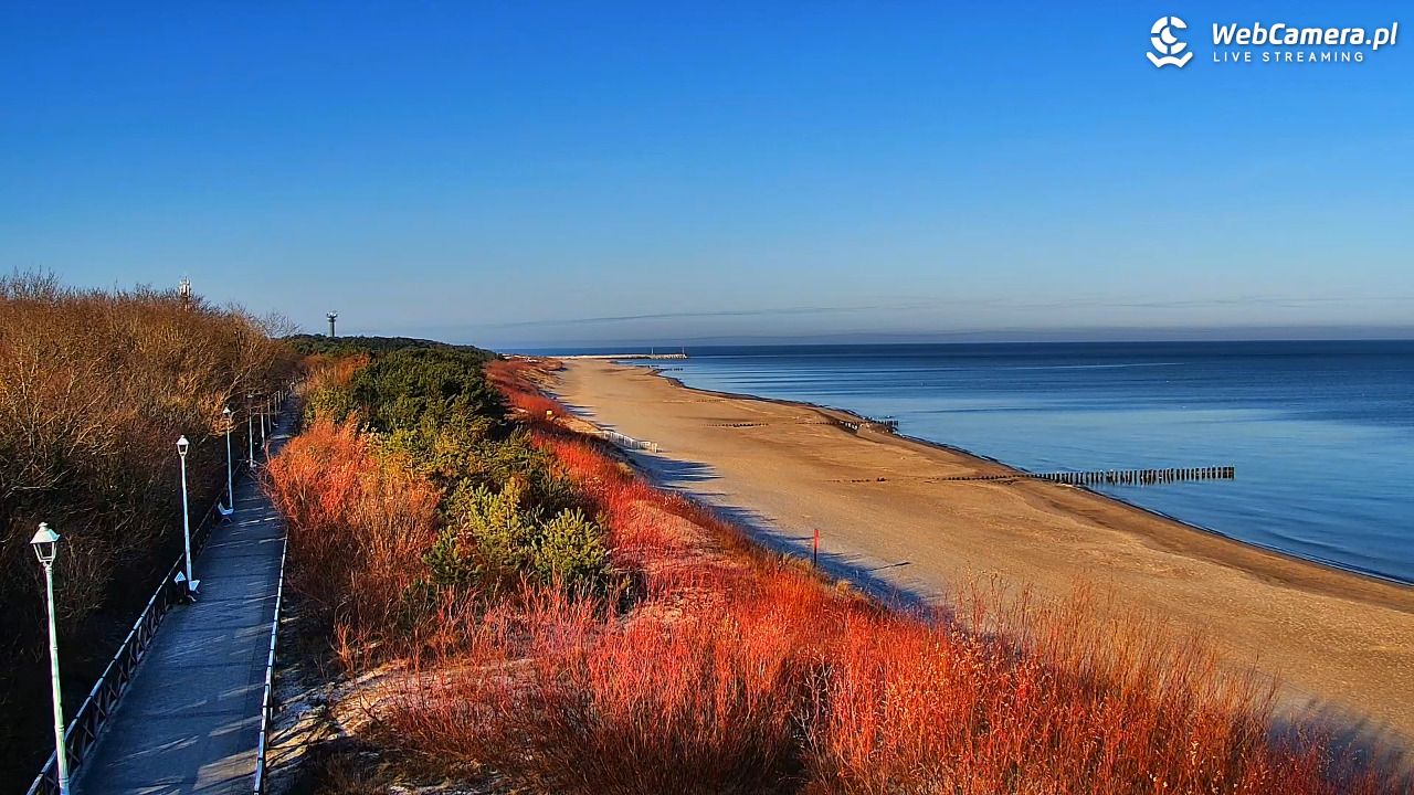 DZIWNÓW  - widok na plażę - 18 marzec 2026, 08:05