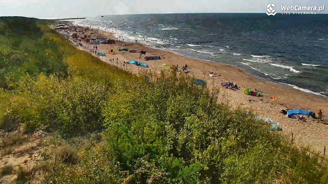 DZIWNÓW  - widok na plażę - 24 lipiec 2026, 16:20