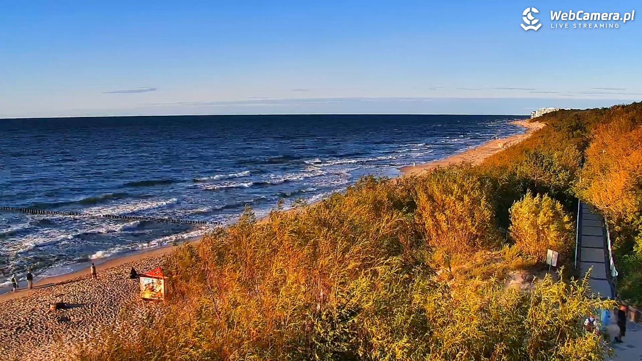 DZIWNÓW  - widok na plażę - 23 lipiec 2026, 19:54