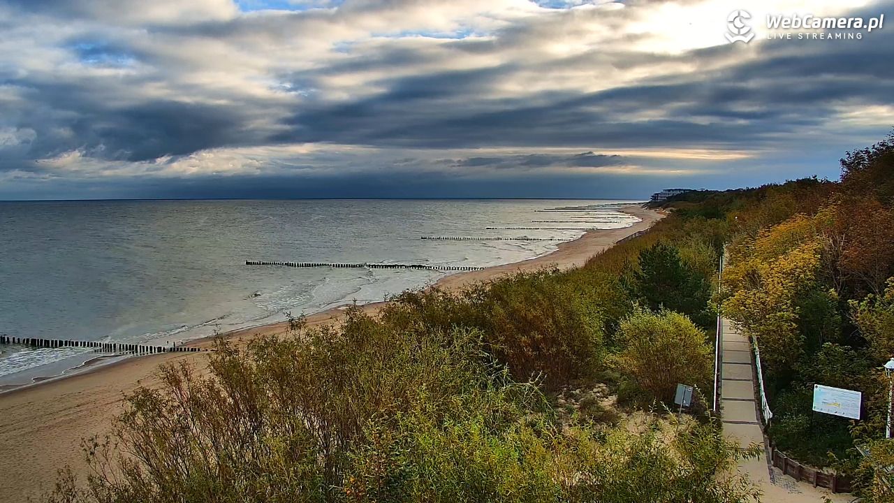 DZIWNÓW  - widok na plażę - 18 wresień 2026, 08:24