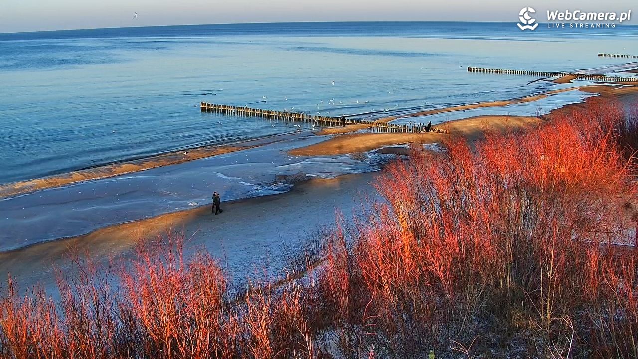 DZIWNÓW  - widok na plażę - 20 styczeń 2026, 14:22