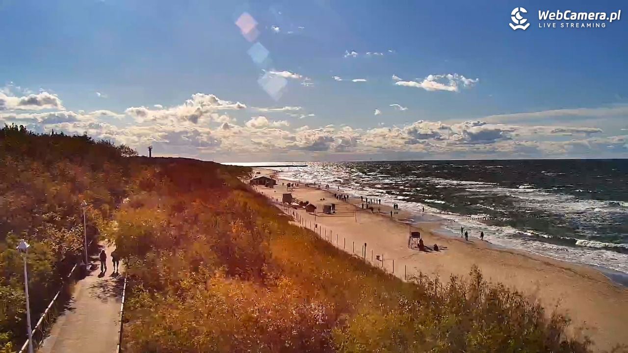 DZIWNÓW  - widok na plażę - 22 sierpień 2026, 16:58