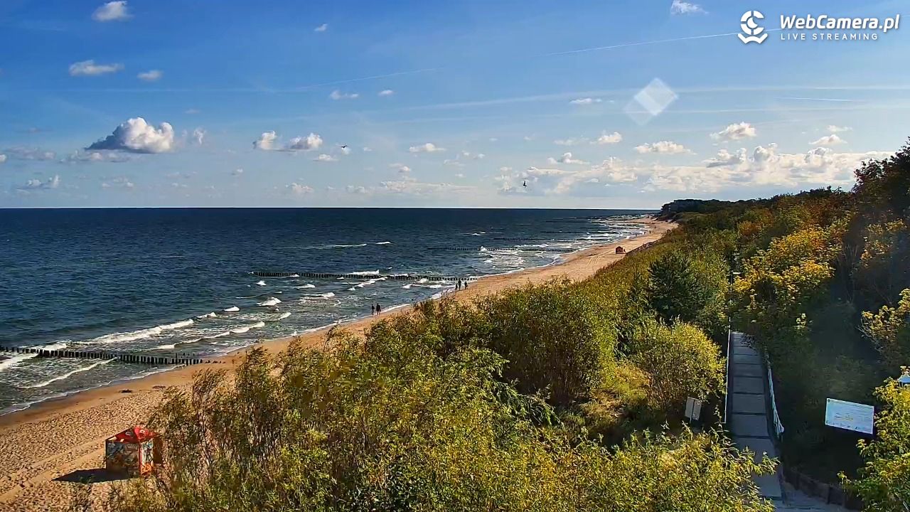 DZIWNÓW  - widok na plażę - 08 sierpień 2026, 09:06