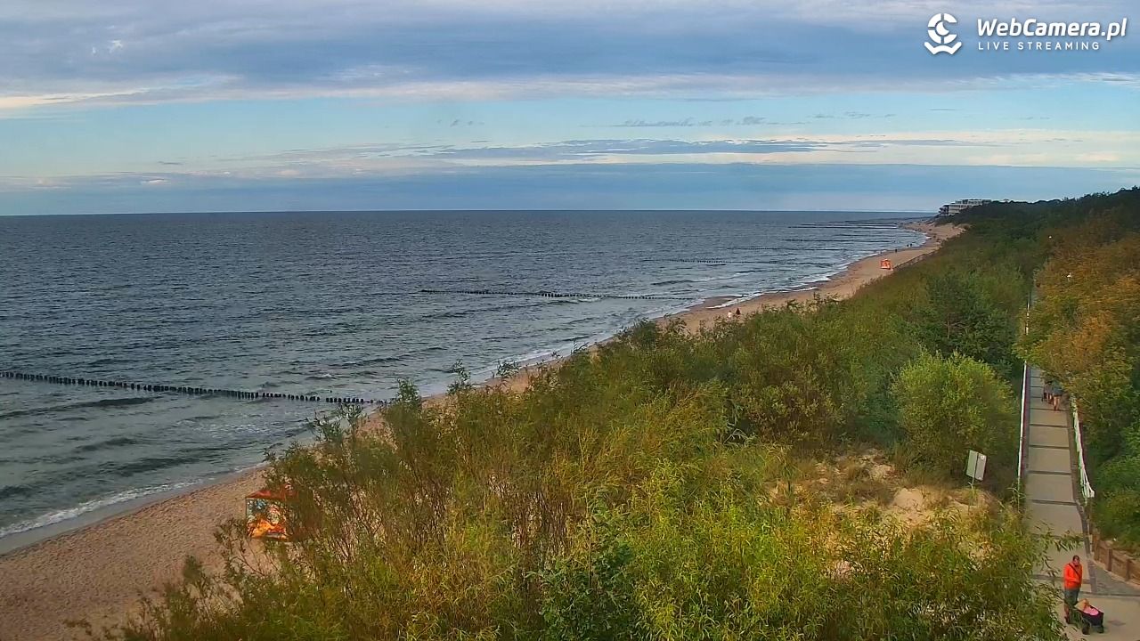 DZIWNÓW  - widok na plażę - 10 lipiec 2026, 19:50