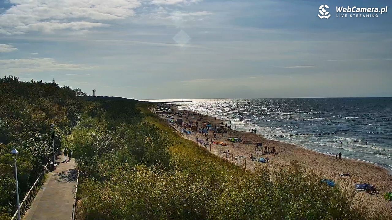 DZIWNÓW  - widok na plażę - 24 lipiec 2026, 17:03