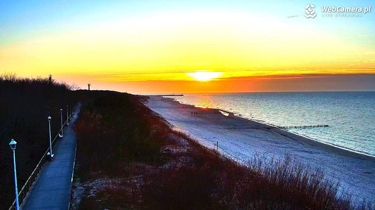 DZIWNÓW  - widok na plażę - 17 marzec 2026, 17:54