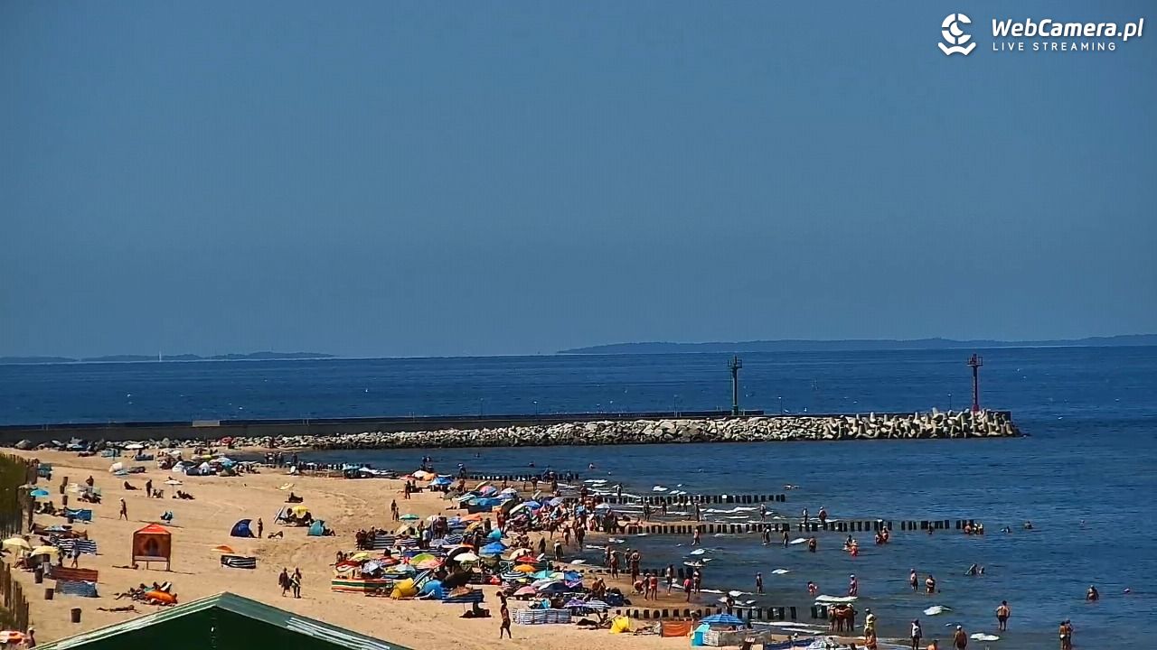 DZIWNÓW  - widok na plażę - 26 czerwiec 2026, 12:20