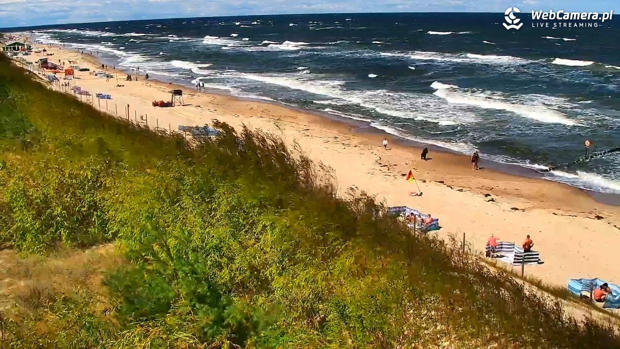 DZIWNÓW  - widok na plażę - 23 lipiec 2026, 12:22