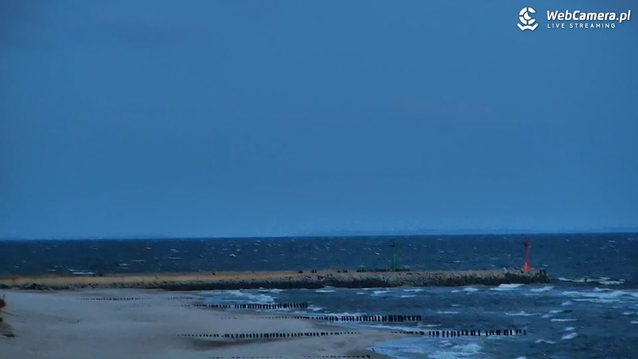 DZIWNÓW  - widok na plażę - 06 kwiecień 2026, 06:08
