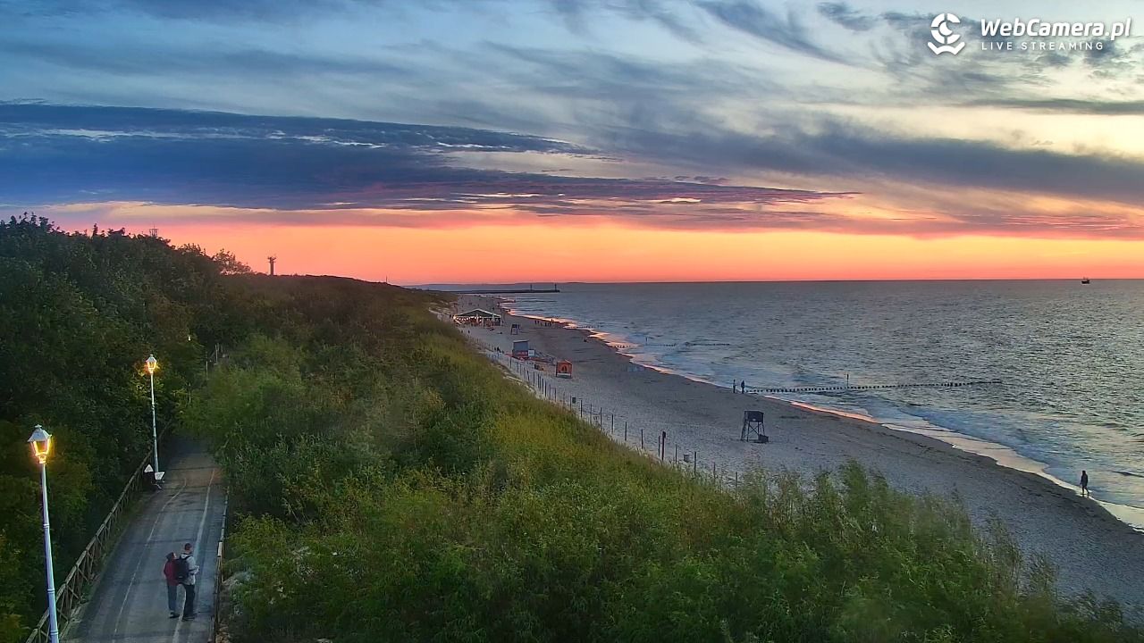DZIWNÓW  - widok na plażę - 10 lipiec 2026, 21:44
