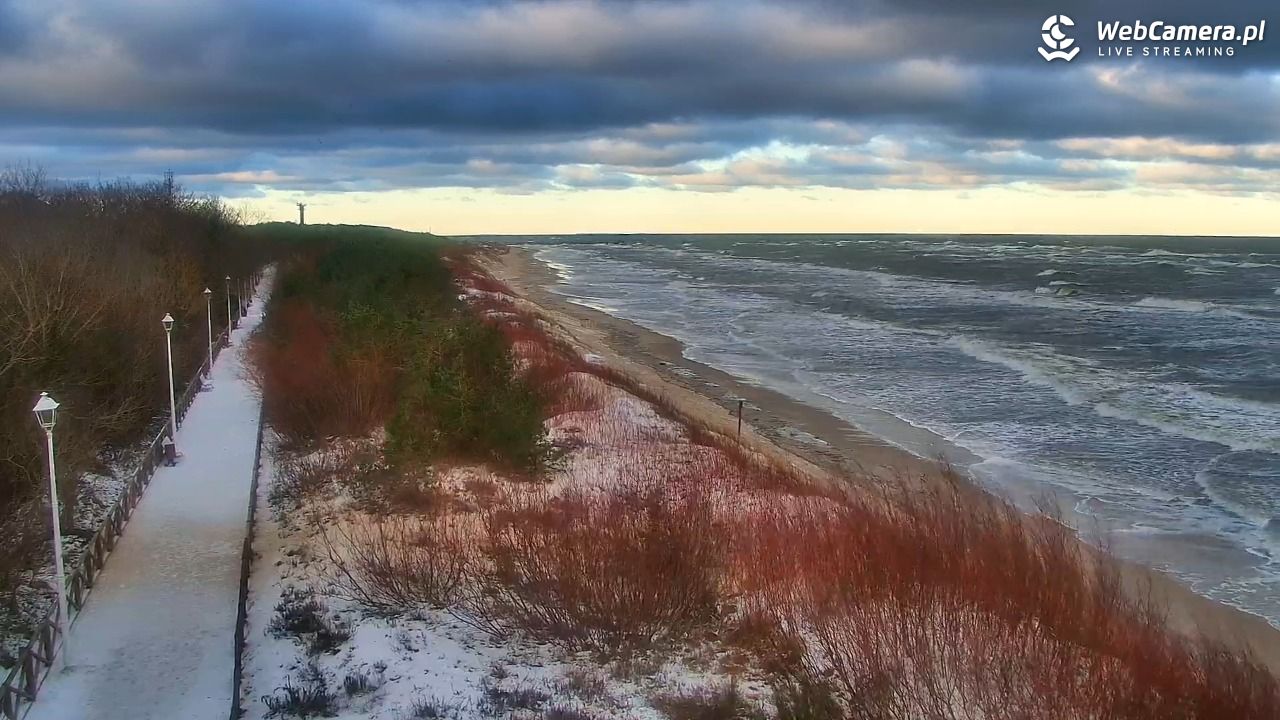 DZIWNÓW  - widok na plażę - 11 styczeń 2026, 09:26