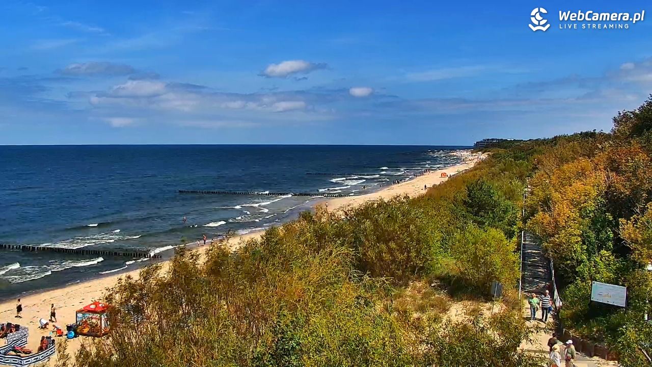 DZIWNÓW  - widok na plażę - 24 lipiec 2026, 13:42