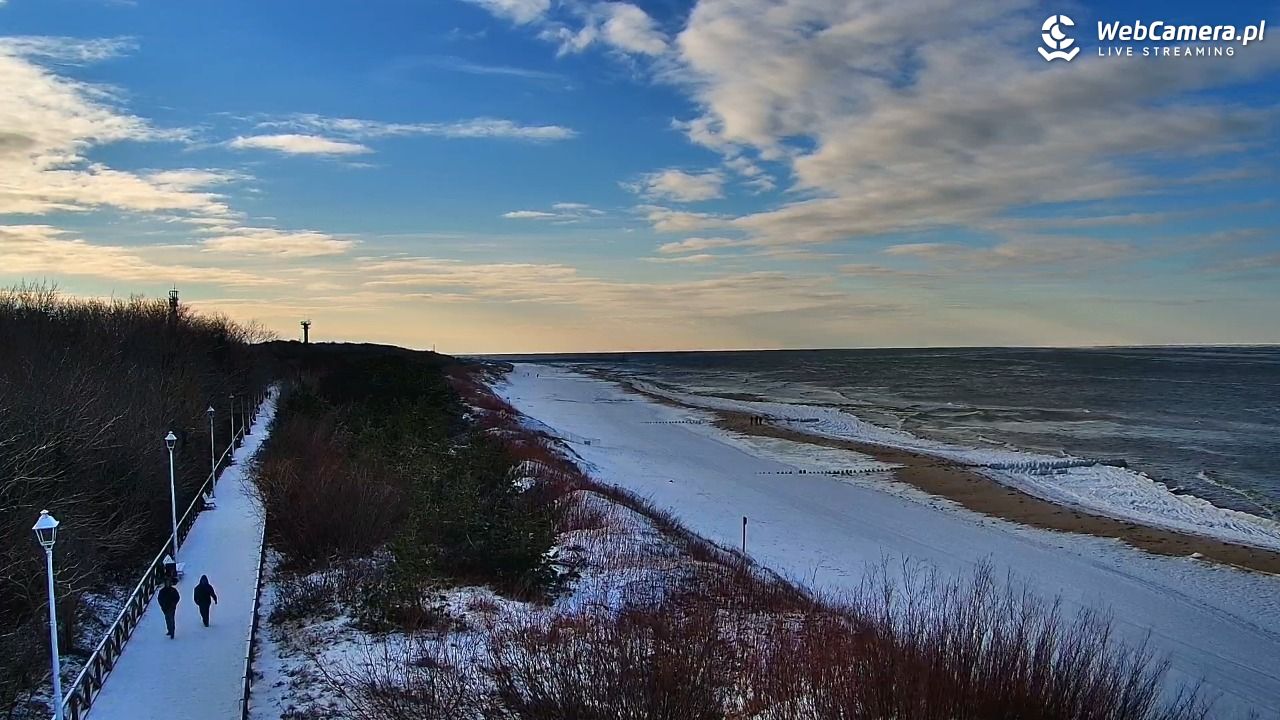DZIWNÓW  - widok na plażę - 02 luty 2026, 14:23