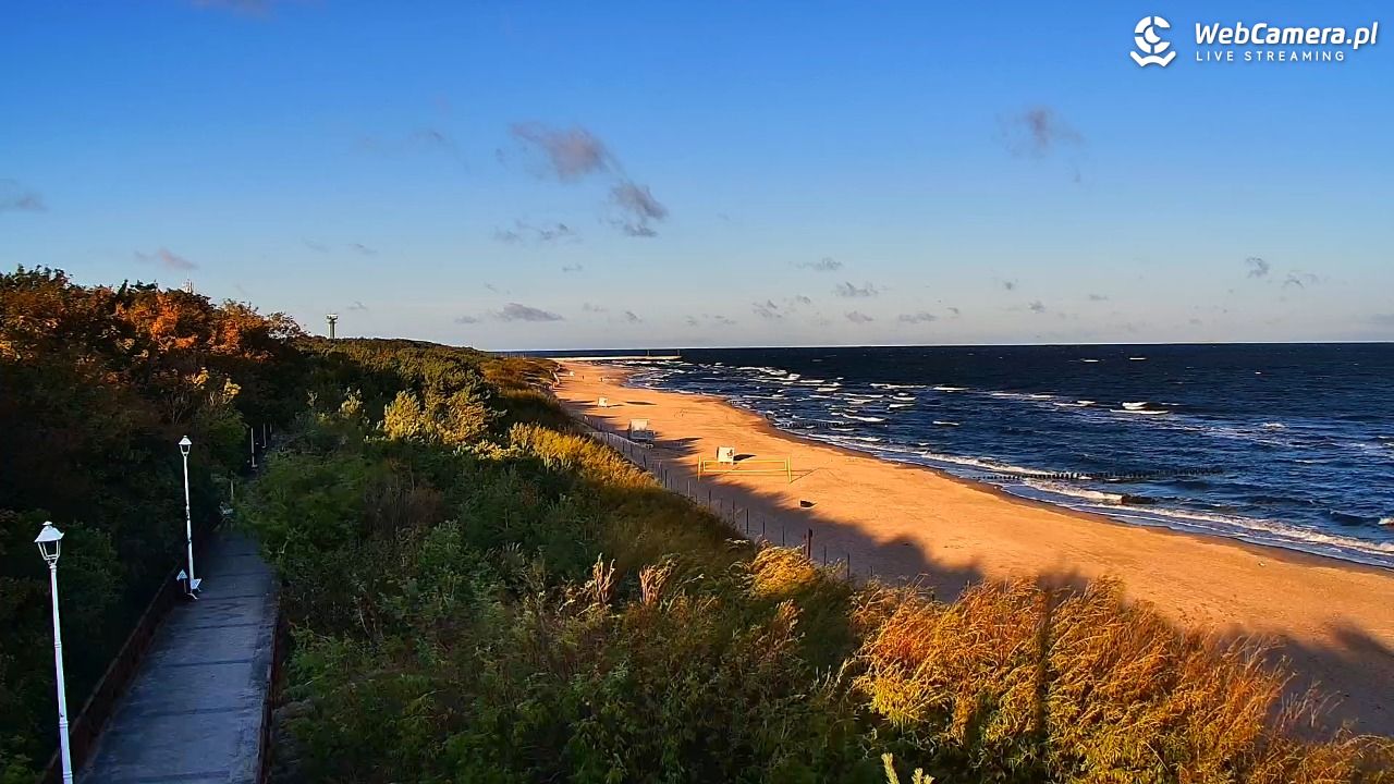 DZIWNÓW  - widok na plażę - 17 wresień 2026, 07:41
