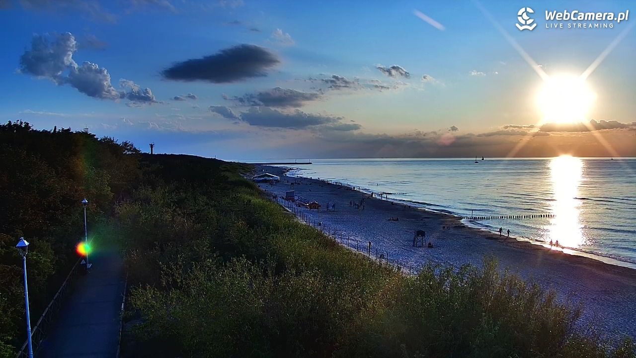 DZIWNÓW  - widok na plażę - 20 sierpień 2026, 19:42