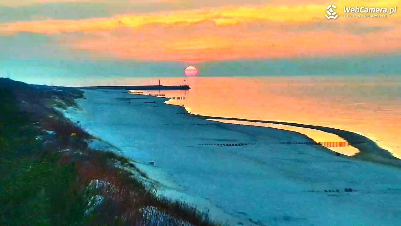 DZIWNÓW  - widok na plażę - 09 marzec 2026, 17:51