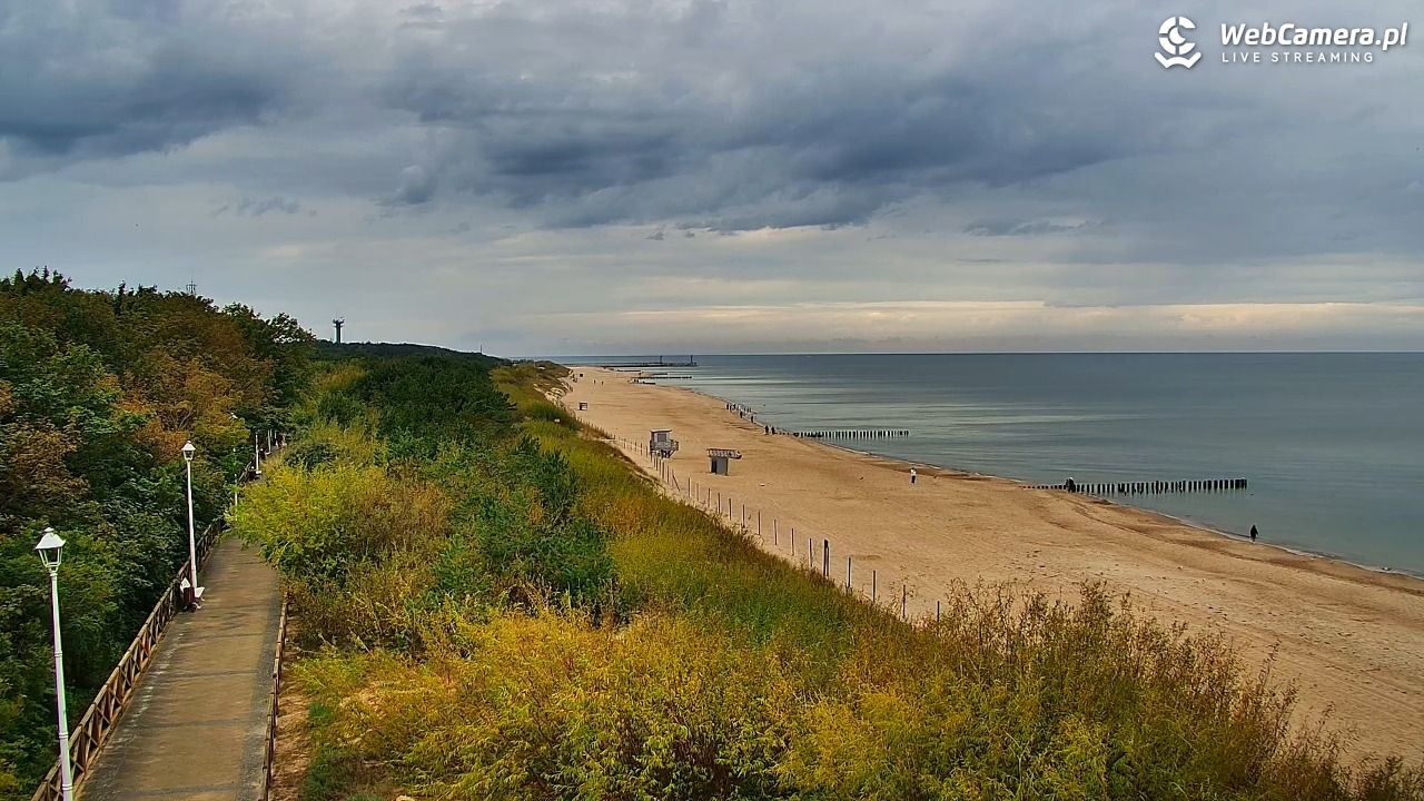 DZIWNÓW  - widok na plażę - 14 wresień 2025, 10:35