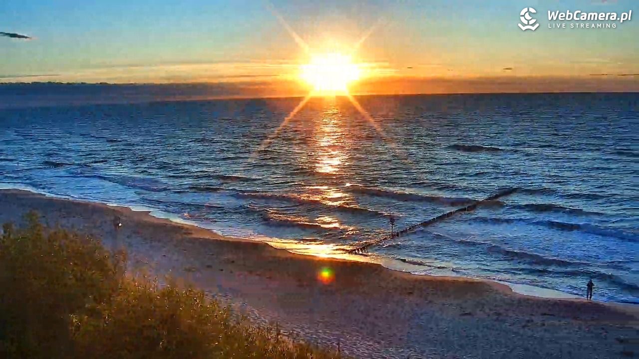 DZIWNÓW  - widok na plażę - 23 lipiec 2026, 20:57