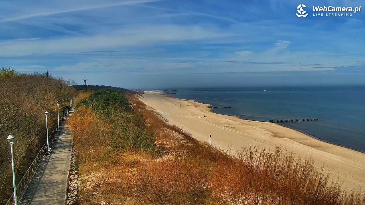 DZIWNÓW  - widok na plażę - 18 kwiecień 2026, 10:55