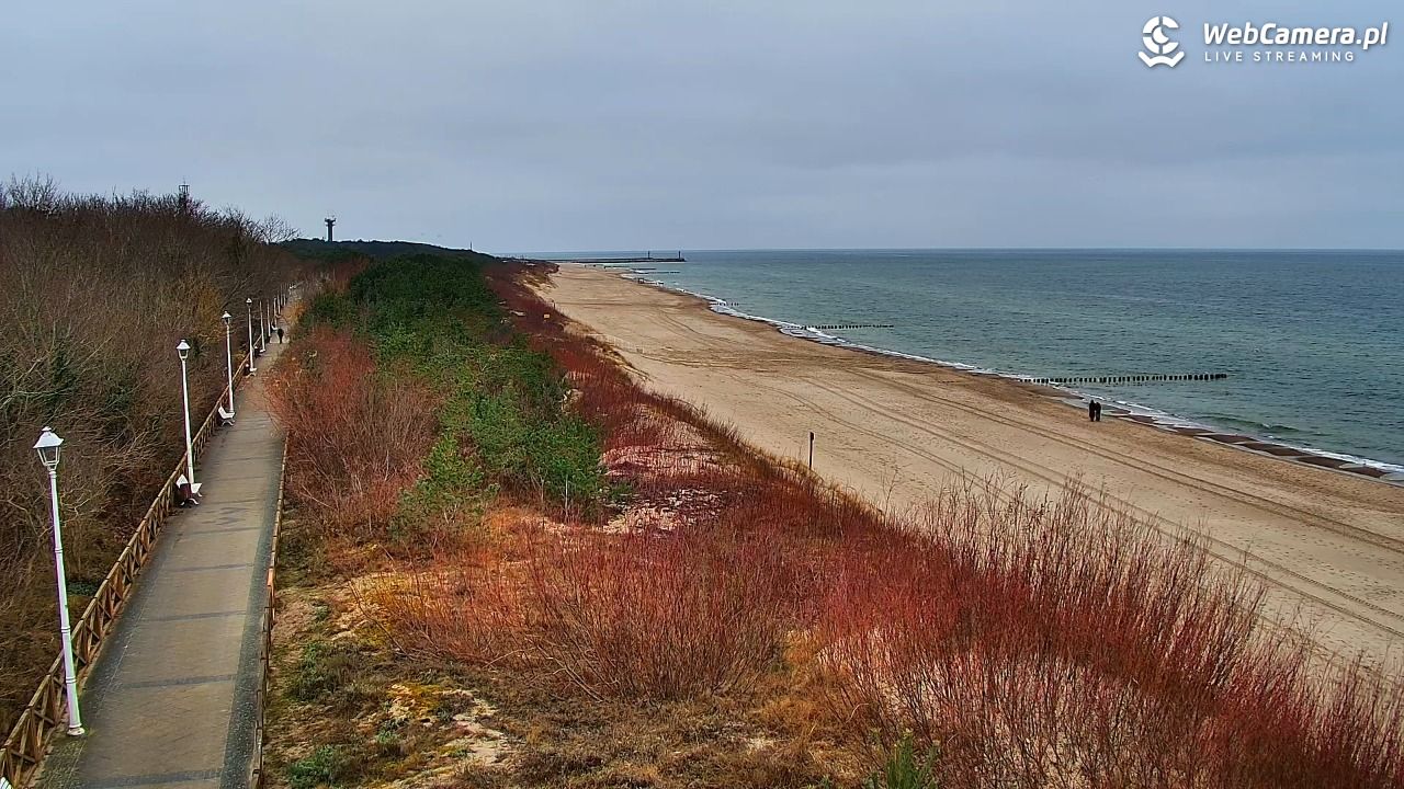 DZIWNÓW  - widok na plażę - 20 grudzień 2025, 12:59