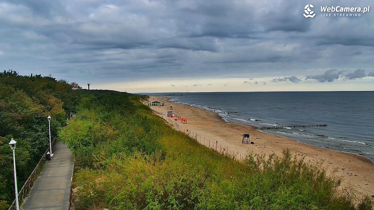 DZIWNÓW  - widok na plażę - 25 lipiec 2026, 07:04
