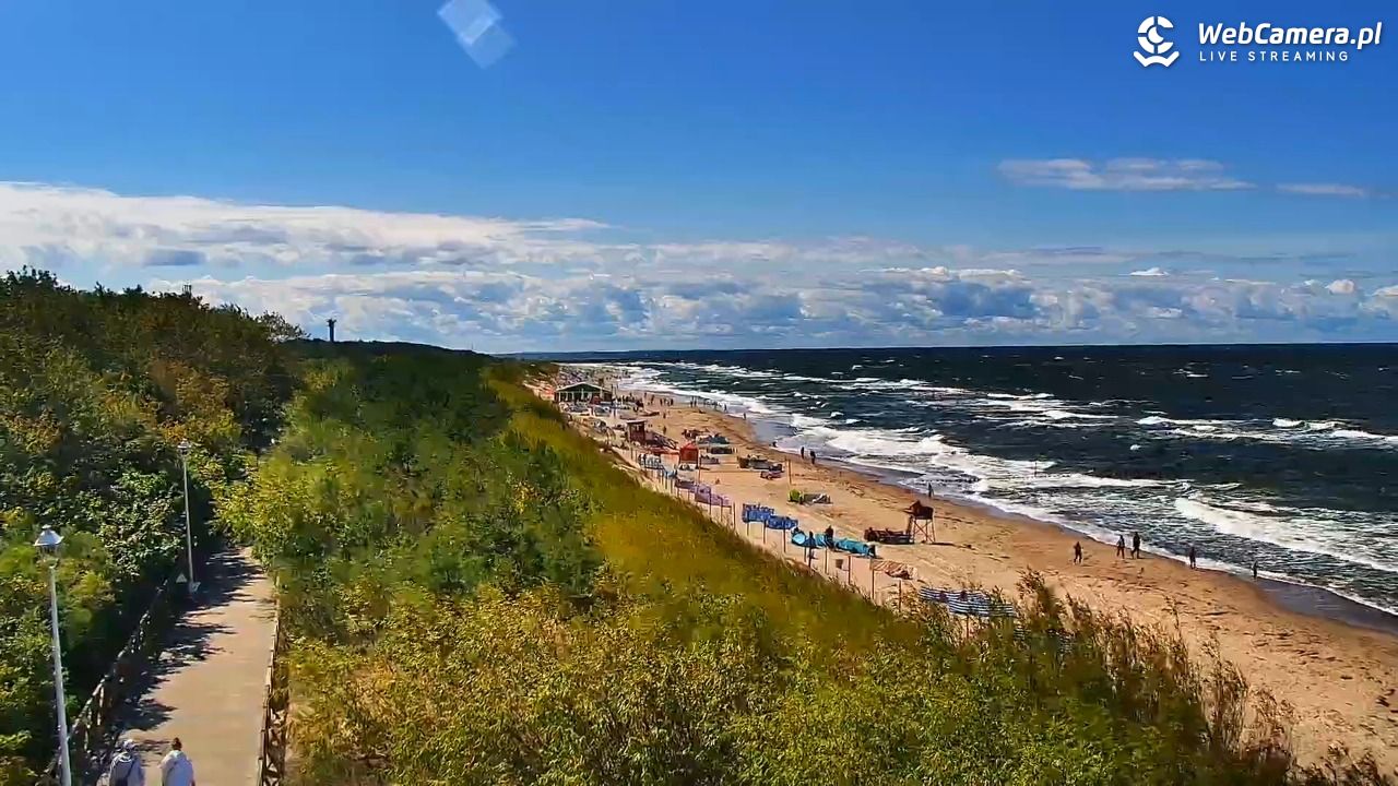 DZIWNÓW  - widok na plażę - 23 lipiec 2026, 14:31