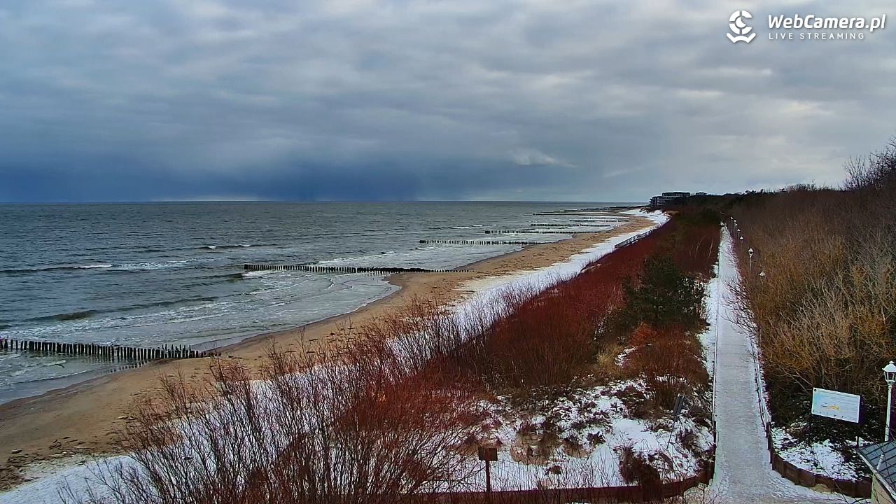DZIWNÓW  - widok na plażę - 15 luty 2026, 09:21