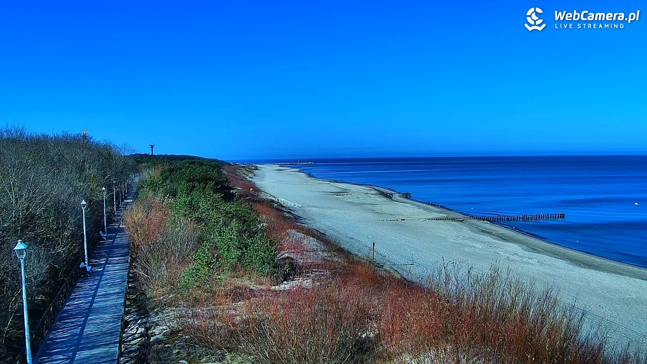 DZIWNÓW  - widok na plażę - 18 marzec 2026, 09:36