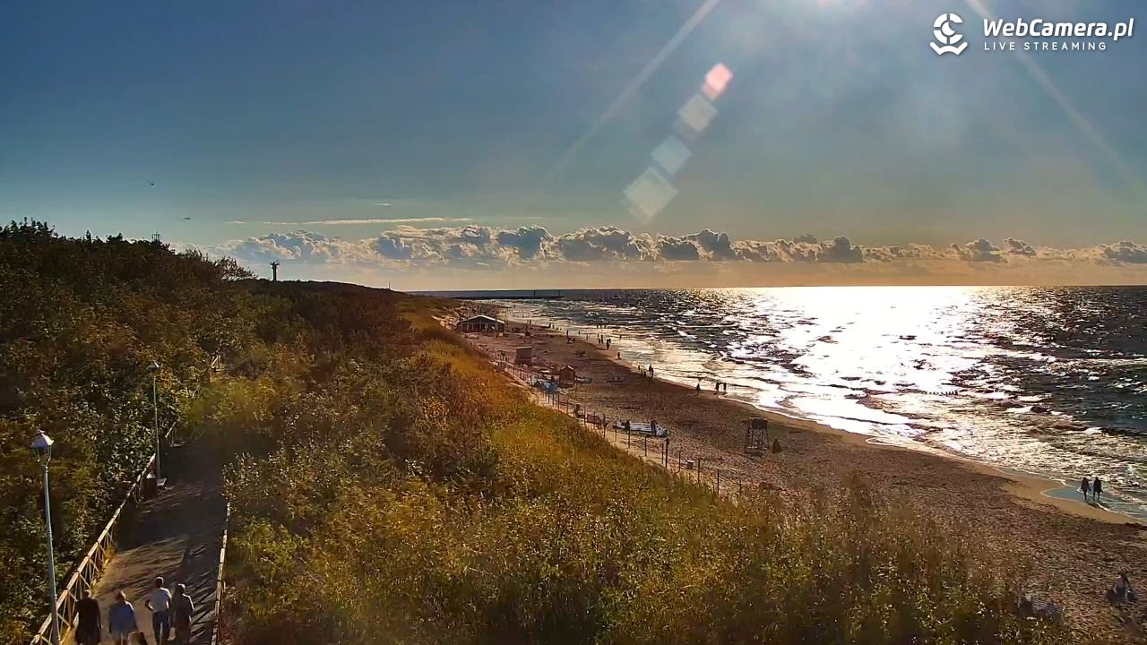 DZIWNÓW  - widok na plażę - 23 lipiec 2026, 18:42