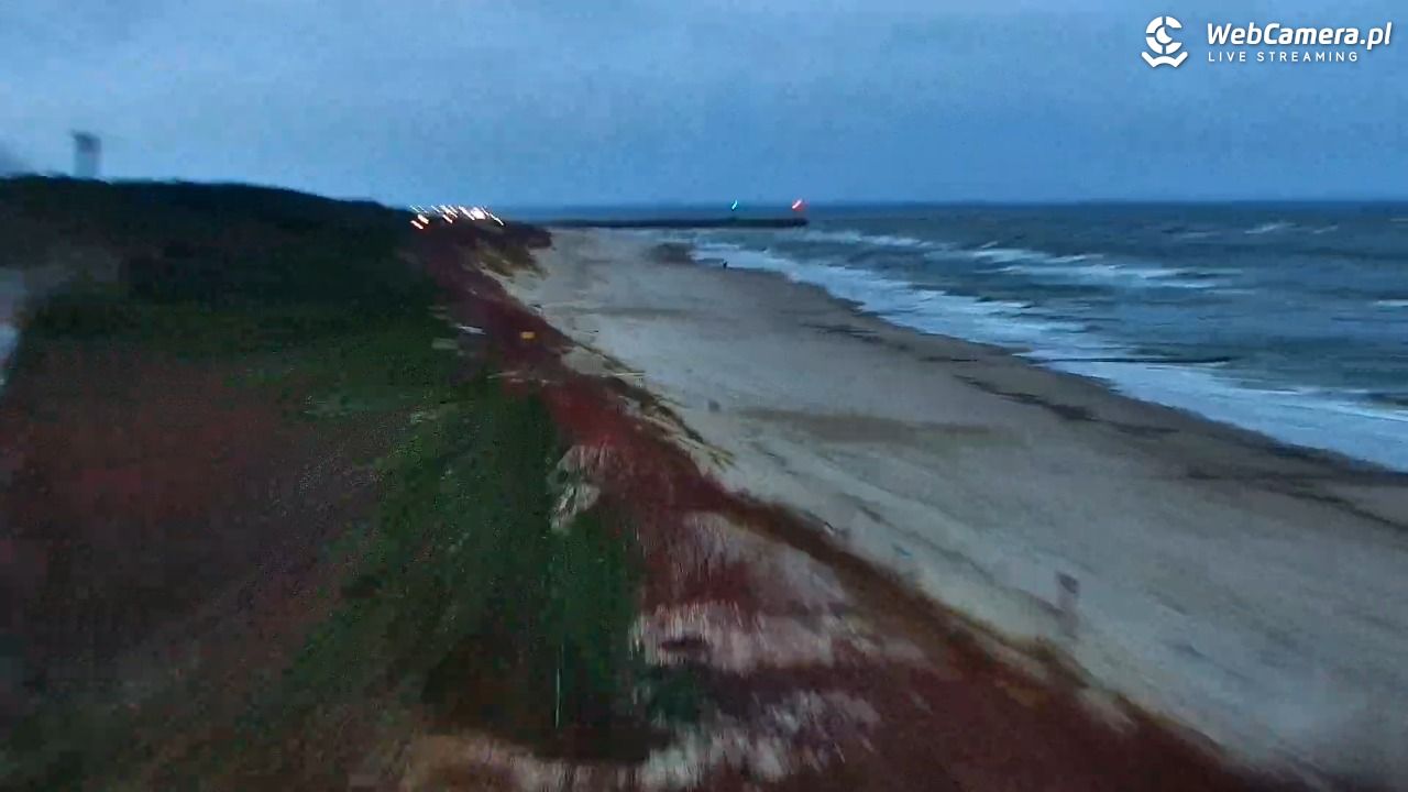 DZIWNÓW  - widok na plażę - 01 styczeń 2026, 08:25