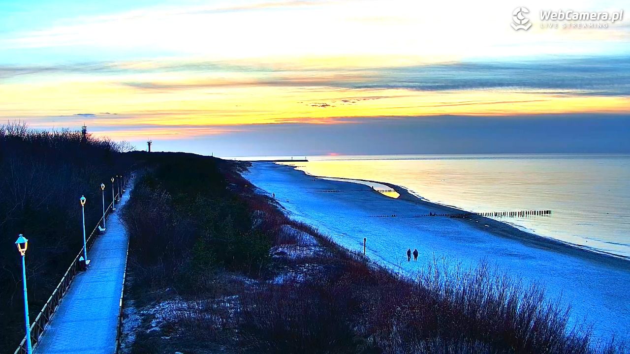 DZIWNÓW  - widok na plażę - 12 marzec 2026, 17:56