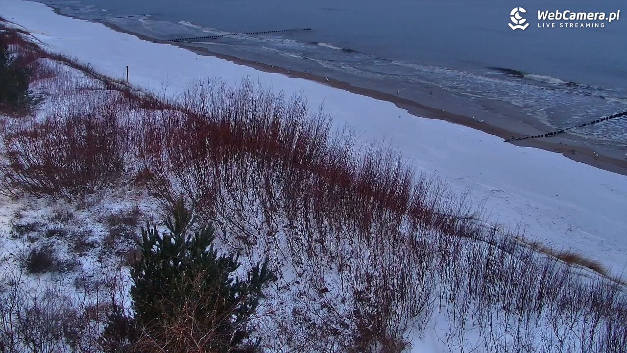 DZIWNÓW  - widok na plażę - 05 styczeń 2026, 07:54