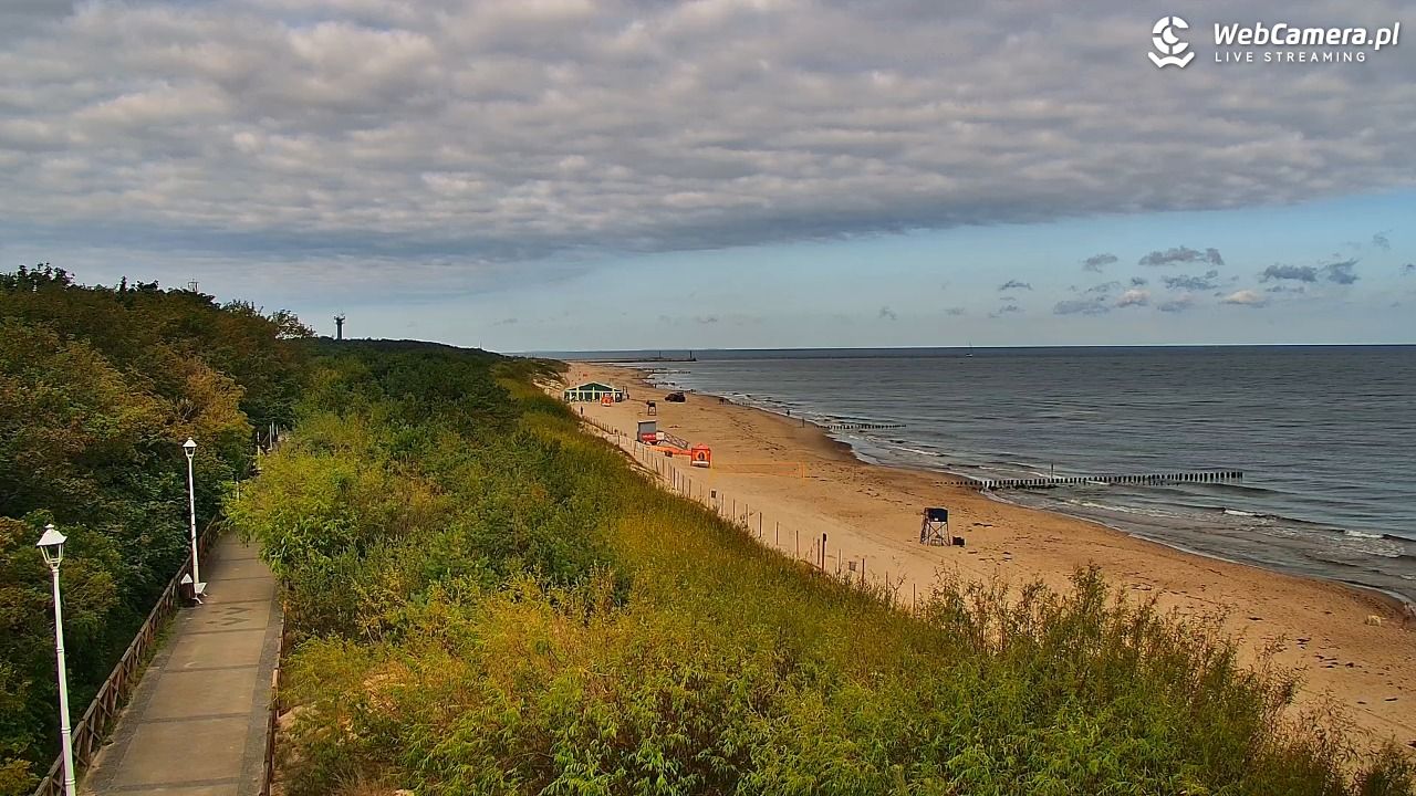 DZIWNÓW  - widok na plażę - 25 lipiec 2026, 08:16