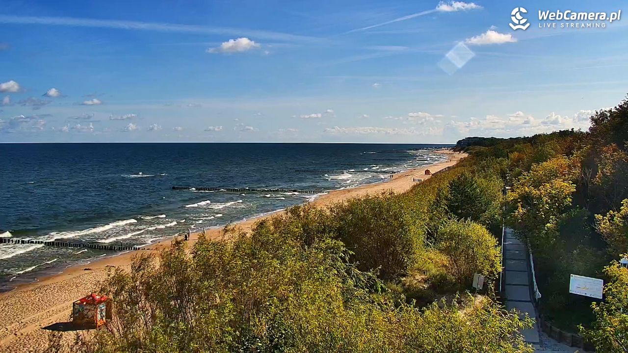 DZIWNÓW  - widok na plażę - 08 sierpień 2026, 09:31