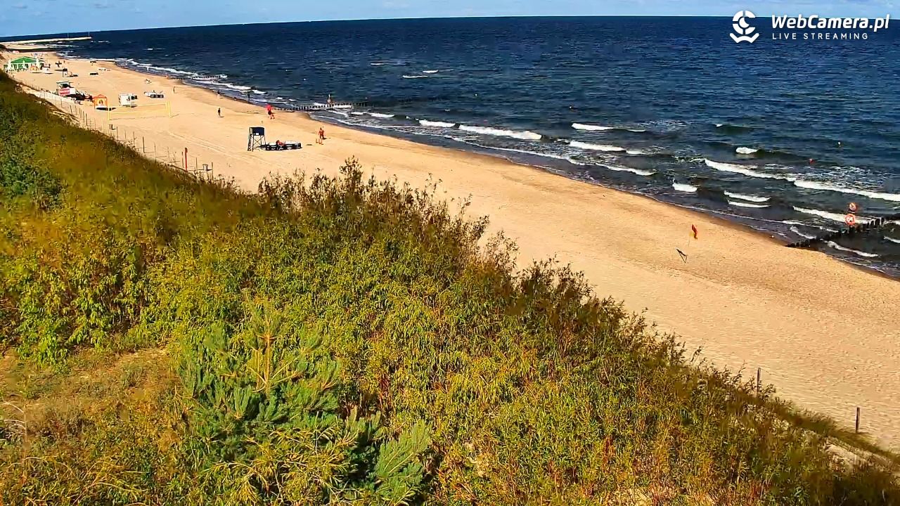 DZIWNÓW  - widok na plażę - 08 sierpień 2026, 09:11