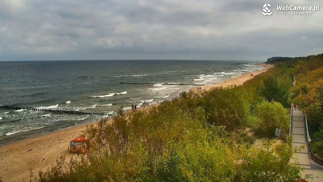 DZIWNÓW  - widok na plażę - 24 lipiec 2026, 10:34